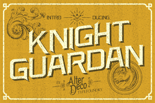 Knight Guardan typeface