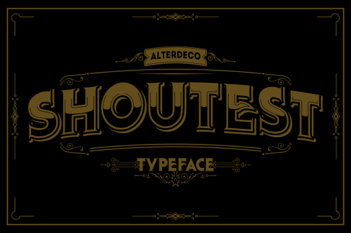 Shoutest typeface