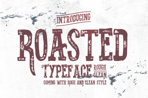 Roasted typeface